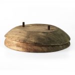 Sideview of brim block, suitable for creating a cloche style hat.