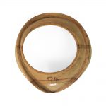 Topview of brim No.193 with a pointy side and curved body.