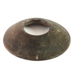 Top view of wide statement brim from the 1950s.