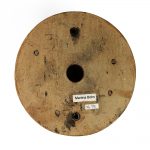 Underside of the crown hat block.