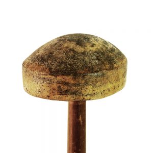 Small fascinator size crown hat block.
